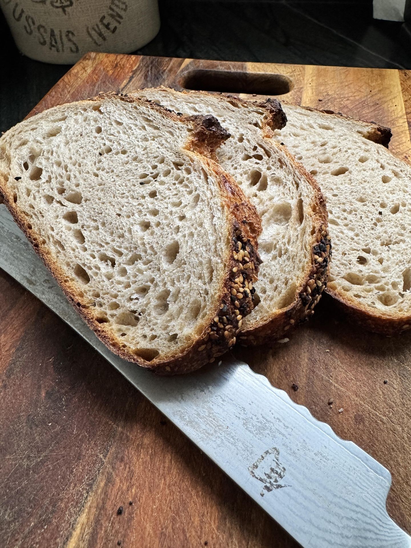 Everything Bagel Sourdough bread